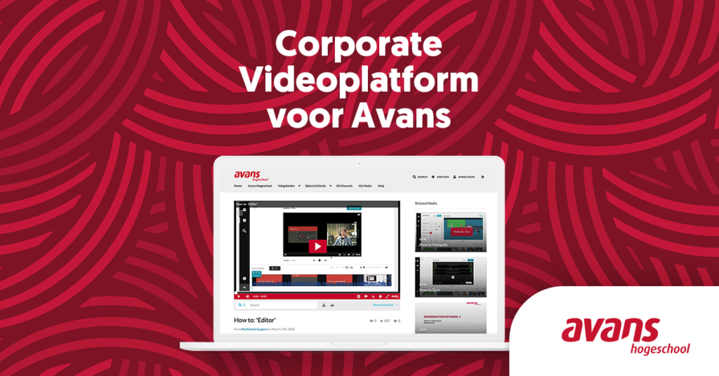 Avans Hogeschool | Kaltura Leerplatform | UP learning
