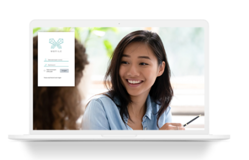 Motile | Totara case | mock up | UP learning