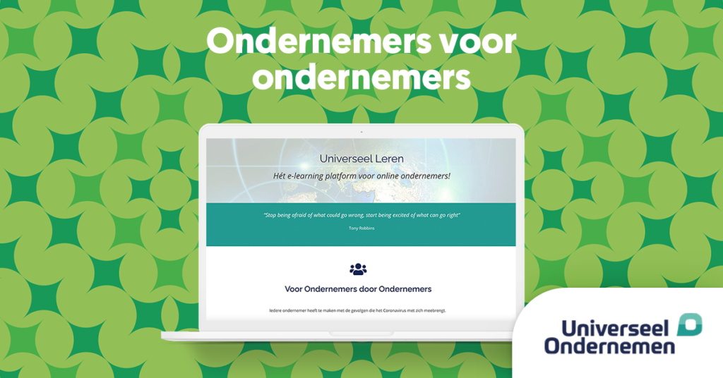 Universeel Ondernemen | Moodle case | UP learning