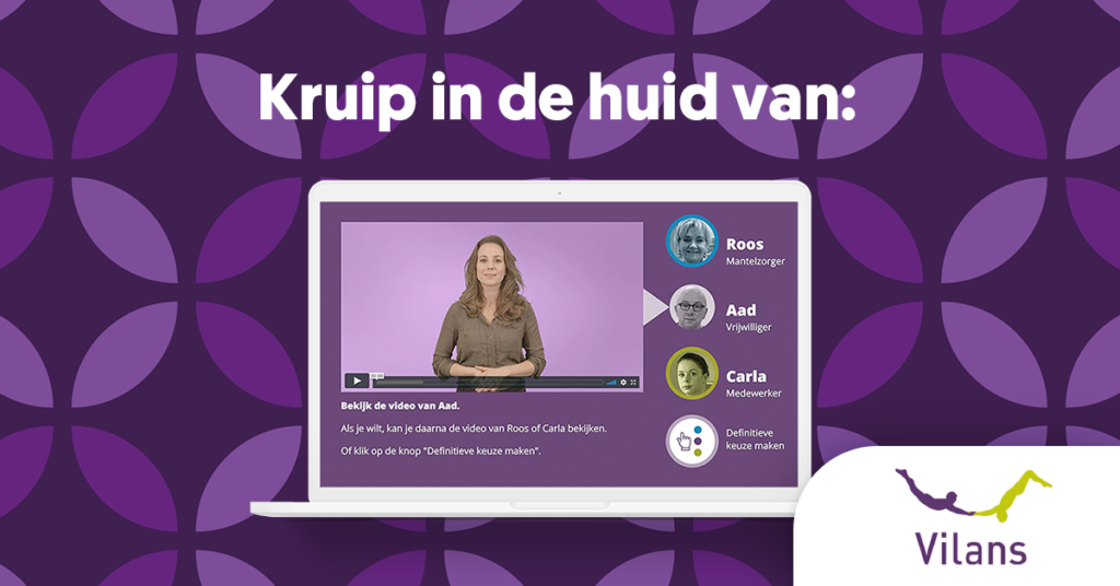 Vilans | e-Learning | Interactieve video | UP learning